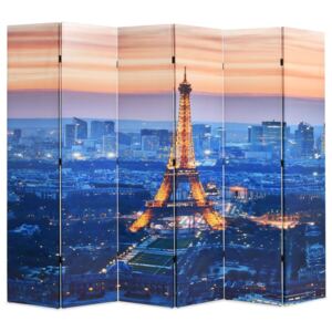 VidaXL Folding Room Divider 228x170 cm Paris by Night