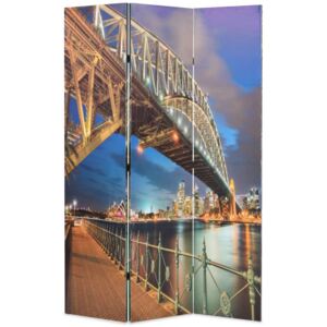 VidaXL Folding Room Divider 120x170 cm Sydney Harbour Bridge