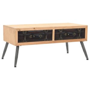VidaXL Coffee Table Solid Fir Wood 115x55x50 cm
