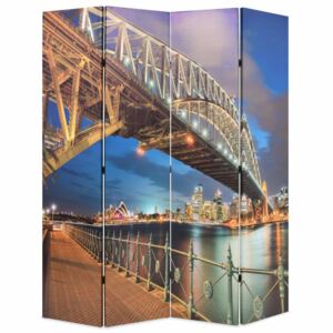 VidaXL Folding Room Divider 160x170 cm Sydney Harbour Bridge