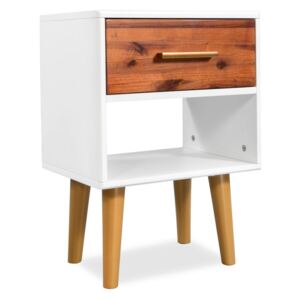 VidaXL Bedside Cabinet Solid Acacia Wood 40x30x45 cm
