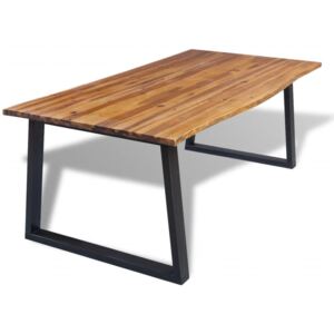 VidaXL Dining Table Solid Acacia Wood 200x90 cm