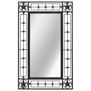 VidaXL Wall Mirror Rectangular 50x80 cm Black