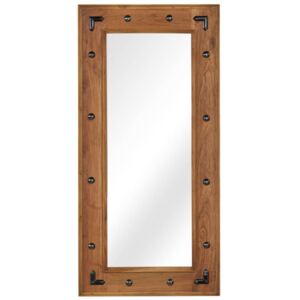 VidaXL Mirror Solid Acacia Wood 50x110 cm