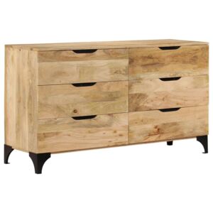 VidaXL Drawer Cabinet Solid Mango Wood 140x45x80 cm