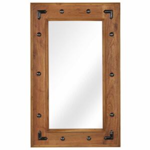 VidaXL Mirror Solid Acacia Wood 50x80 cm