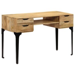 VidaXL Writing Table Solid Mango Wood 120x50x76 cm