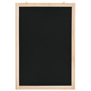 VidaXL Wall-Mounted Blackboard Cedar Wood 40x60 cm