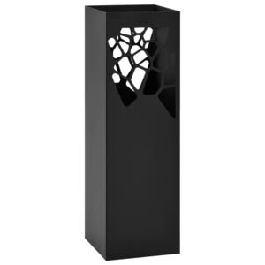 VidaXL Umbrella Stand Stones Steel Black