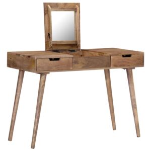 VidaXL Dressing Table 112x45x76 cm Solid Mango Wood
