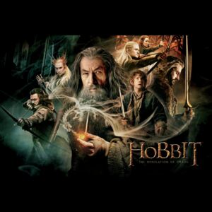 Art Poster Hobbit - The Desolation of Smaug