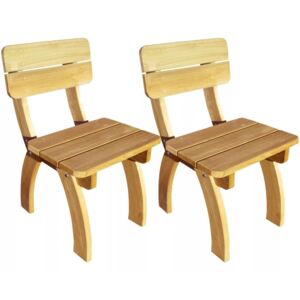 VidaXL Garden Chairs 2 pcs Impregnated Pinewood