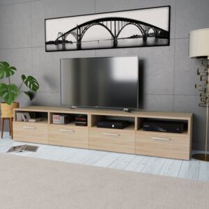 VidaXL TV Cabinets 2 pcs Chipboard 95x35x36 cm Oak