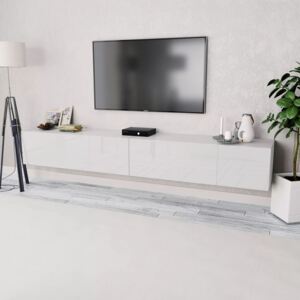 VidaXL TV Cabinets 2 pcs Chipboard 120x40x34 cm High Gloss White