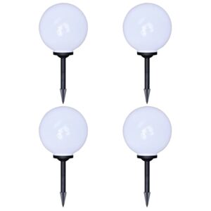 VidaXL Outdoor Pathway Lamps 4 pcs LED 30 cm with Ground Spike