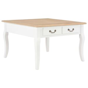 VidaXL Coffee Table White 80x80x50 cm Wood