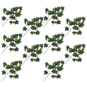 VidaXL Artificial Leaves Ivy 10 pcs Green 70 cm