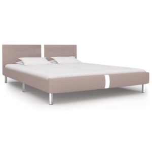 VidaXL Bed Frame Cappuccino Faux Leather 150x200 cm