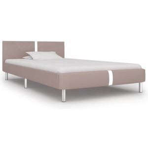 VidaXL Bed Frame Cappuccino Faux Leather 90x190 cm
