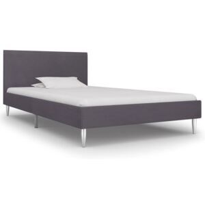 VidaXL Bed Frame Grey Fabric 90x190 cm