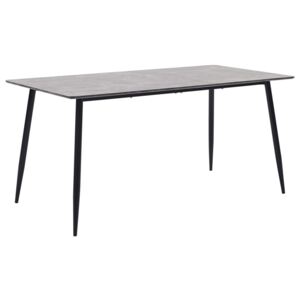 VidaXL Dining Table Grey 160x80x75 cm MDF