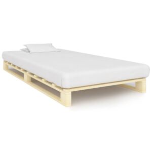 VidaXL Pallet Bed Frame Solid Pine Wood 90x200 cm