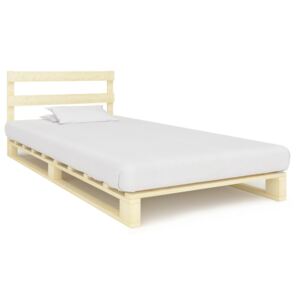 VidaXL Pallet Bed Frame Solid Pine Wood 100x200 cm
