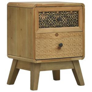 VidaXL Bedside Cabinet Brown 37x30x51 cm Wood