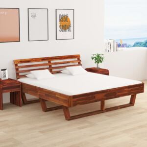 VidaXL Bed Frame Solid Acacia Wood 180x200 cm