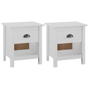 VidaXL Bedside Cabinets 2 pcs Hill Range 46x35x49.5 cm Solid Pine Wood