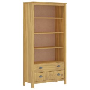 VidaXL Bookcase Hill Range Honey Brown 85x37x170.5 cm Solid Pine Wood