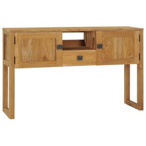 VidaXL Console Table 120x32x75 cm Solid Teak Wood