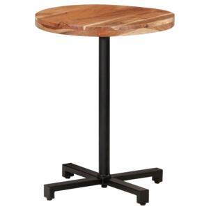 VidaXL Bistro Table Round Ø60x75 cm Solid Acacia Wood