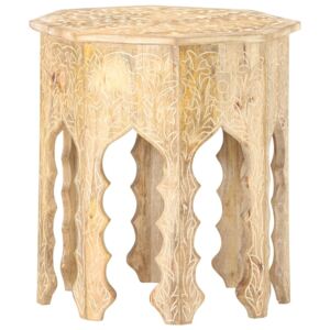 VidaXL Side Table Ø48 cm Solid Mango Wood