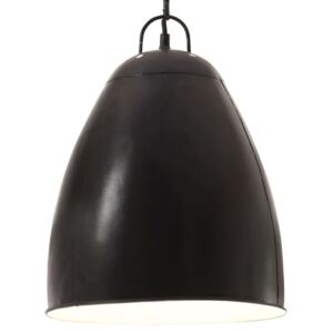 VidaXL Industrial Hanging Lamp 25 W Dead Black Round 32 cm E27