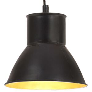 VidaXL Hanging Lamp 25 W Dead Black Round 17 cm E27
