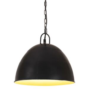 VidaXL Industrial Vintage Hanging Lamp 25 W Dead Black Round 31 cm E27