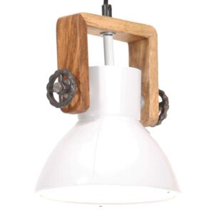 VidaXL Industrial Hanging Lamp 25 W White Round 19 cm E27