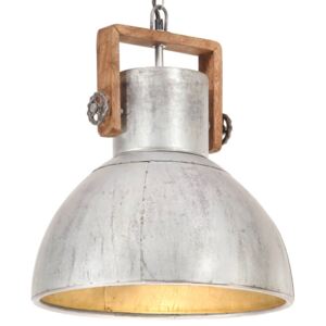 VidaXL Industrial Hanging Lamp 25 W Silver Round 40 cm E27