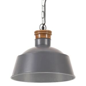 VidaXL Industrial Hanging Lamp 32 cm Grey E27