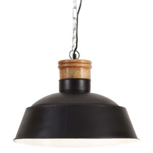 VidaXL Industrial Hanging Lamp 42 cm Black E27