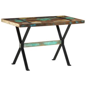 VidaXL Dining Table 120x60x76 cm Solid Reclaimed Wood