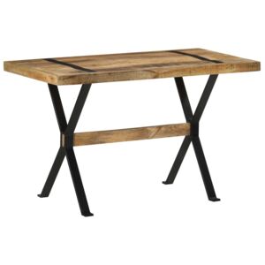 VidaXL Dining Table 120x60x76 cm Rough Mango Wood
