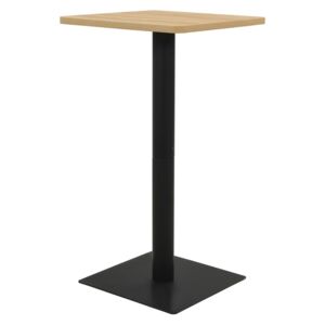 VidaXL Bistro Table Oak Colour 50x50x107 cm