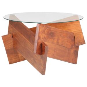 VidaXL Coffee Table 60 cm Solid Acacia Wood