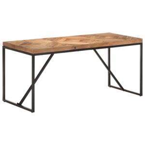 VidaXL Dining Table 160x70x76 cm Solid Acacia and Mango Wood