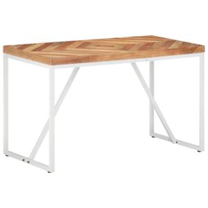 VidaXL Dining Table 120x60x76 cm Solid Acacia and Mango Wood