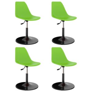 VidaXL Swivel Dining Chairs 4 pcs Green PP