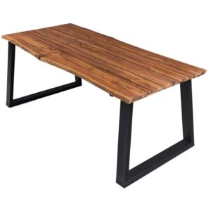 VidaXL Dining Table 170x90x75 cm Solid Acacia Wood