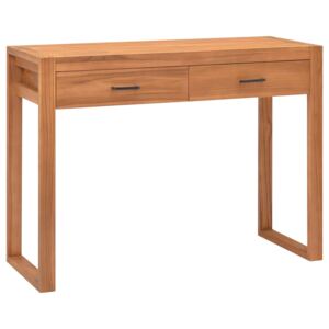 VidaXL Desk with 2 Drawers 100x40x75 cm Recycled Teak Wood